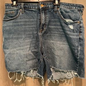 Denim shorts